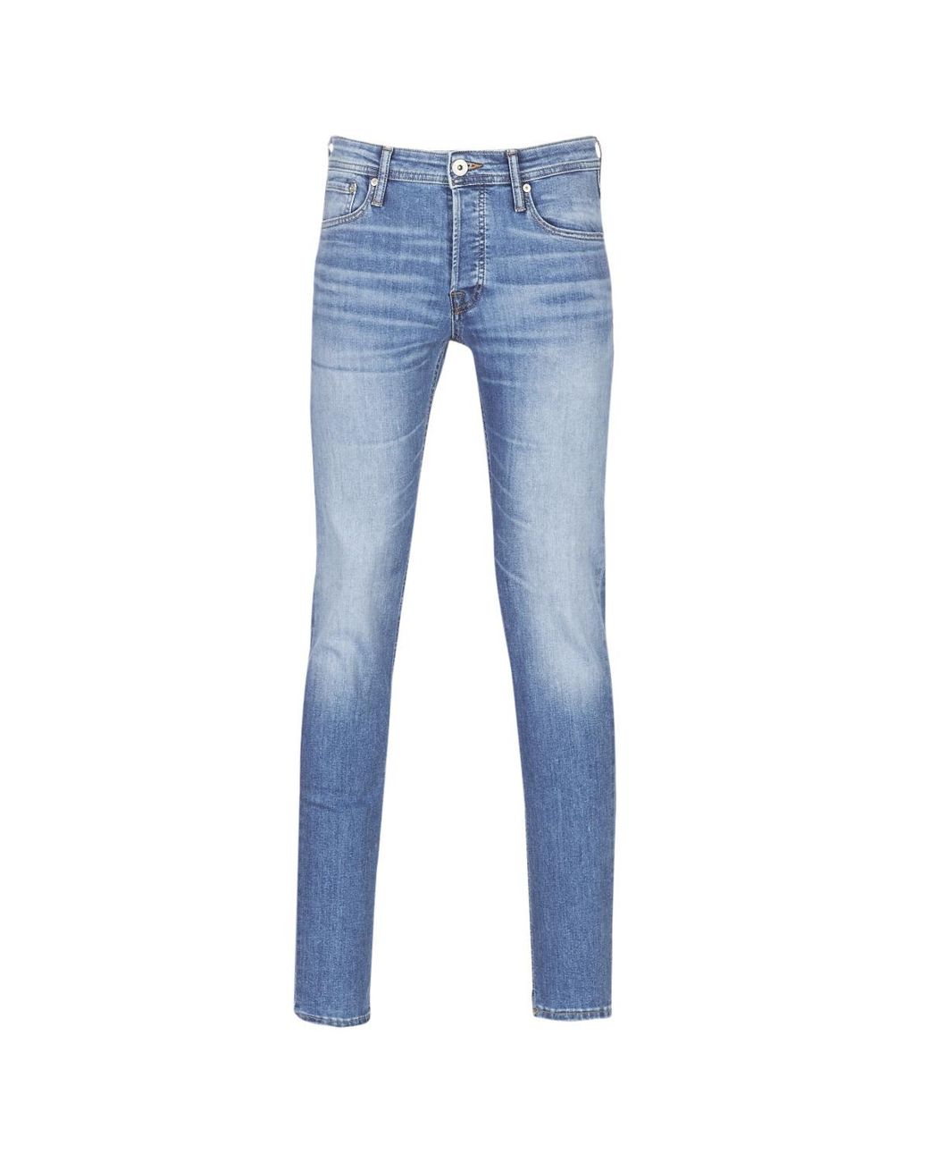 Jack & Jones Jjiglenn Men's Skinny Jeans In Blue for men