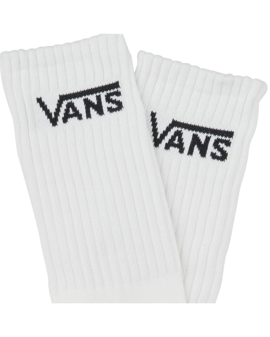 Vans White High Socks M Classic Crew