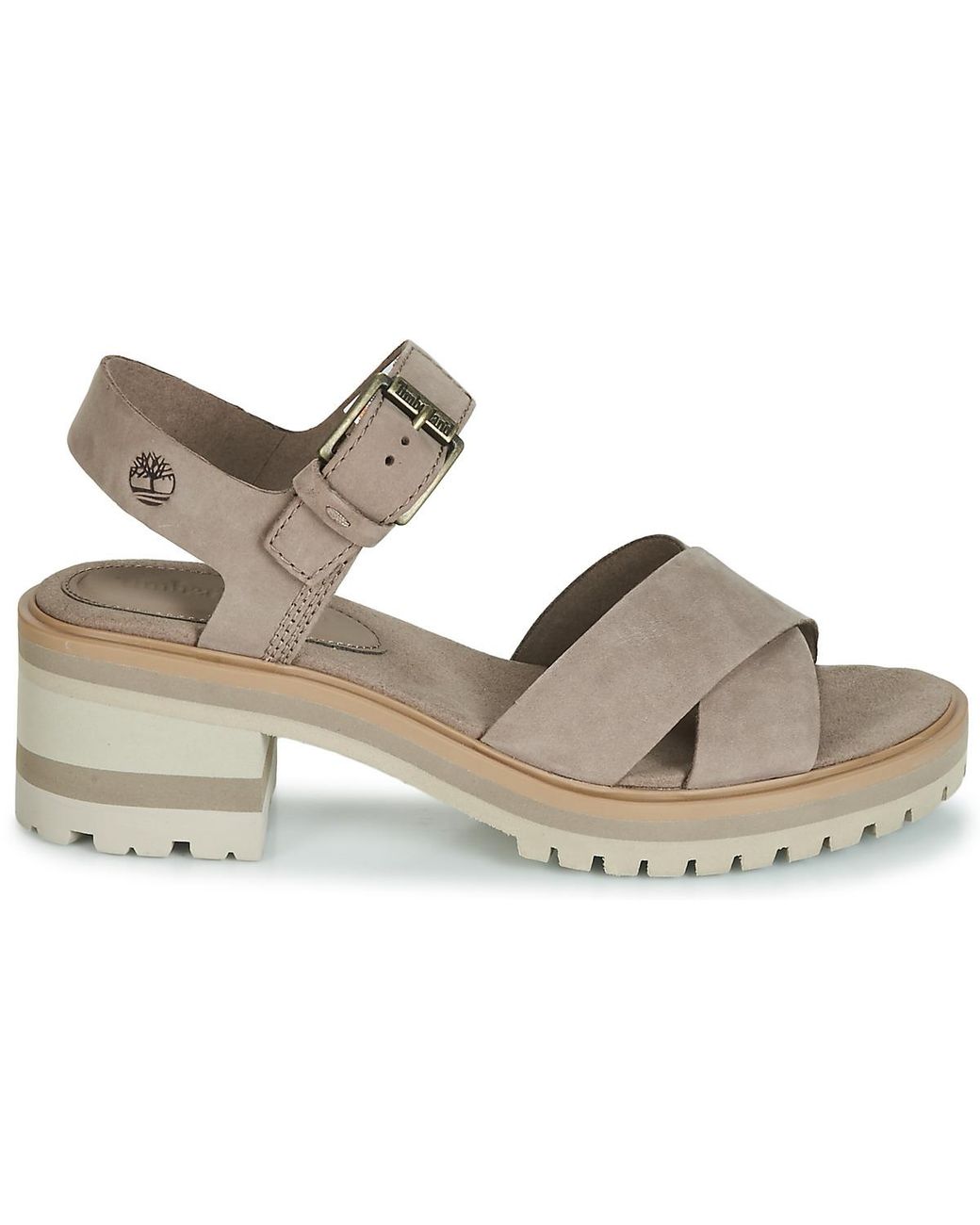 Timberland Violet Marsh Cross Band Women's Sandals In Grey in Grey - Save  23% - Lyst