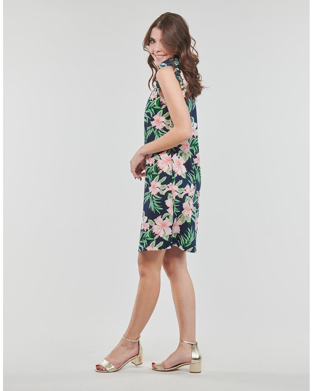 ONLY Green Dress Onlsylvie Fr Life S/s Frill Dress