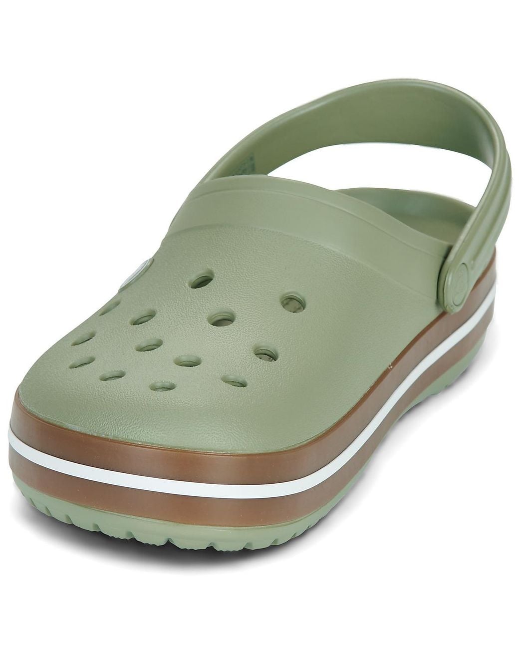 CROCSTM Green Clogs (shoes) Crocband Gum Clog for men