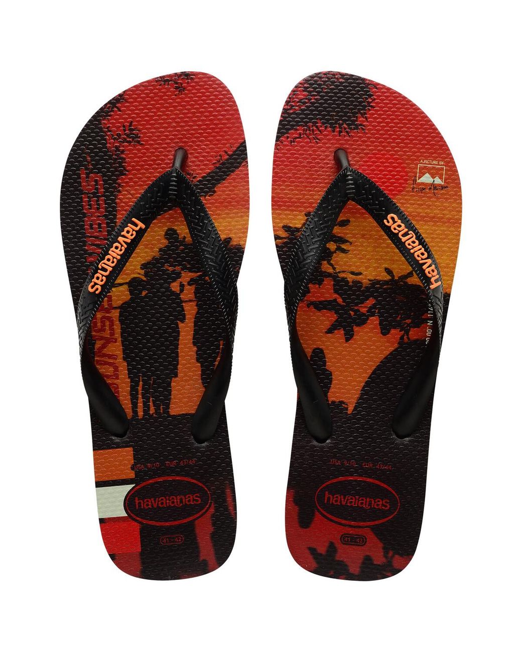 Havaianas Black Flip Flops / Sandals (shoes) Hype for men