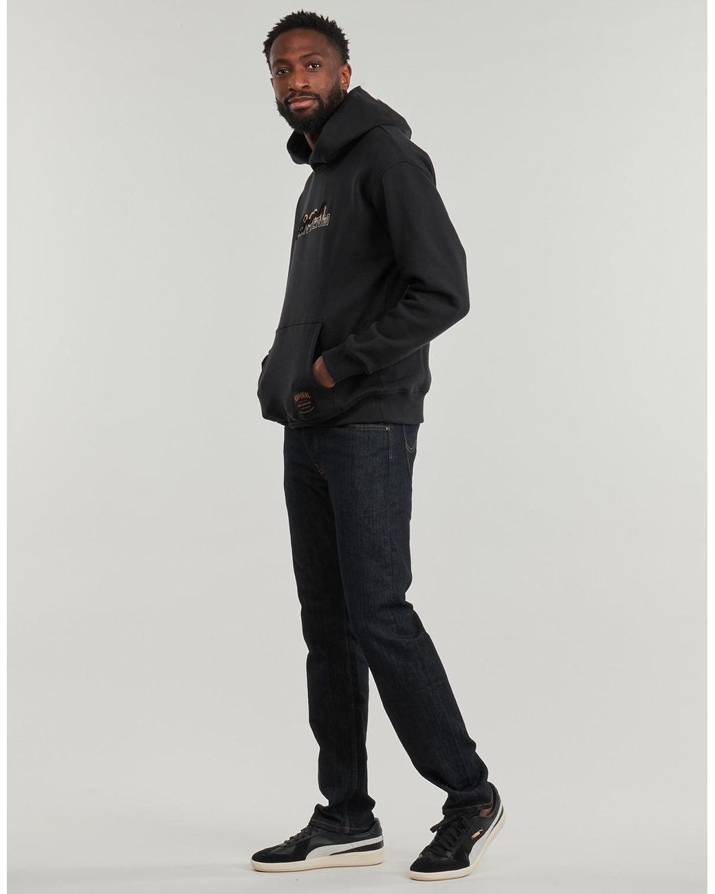 Kaporal Black Hoodies Ranko for men