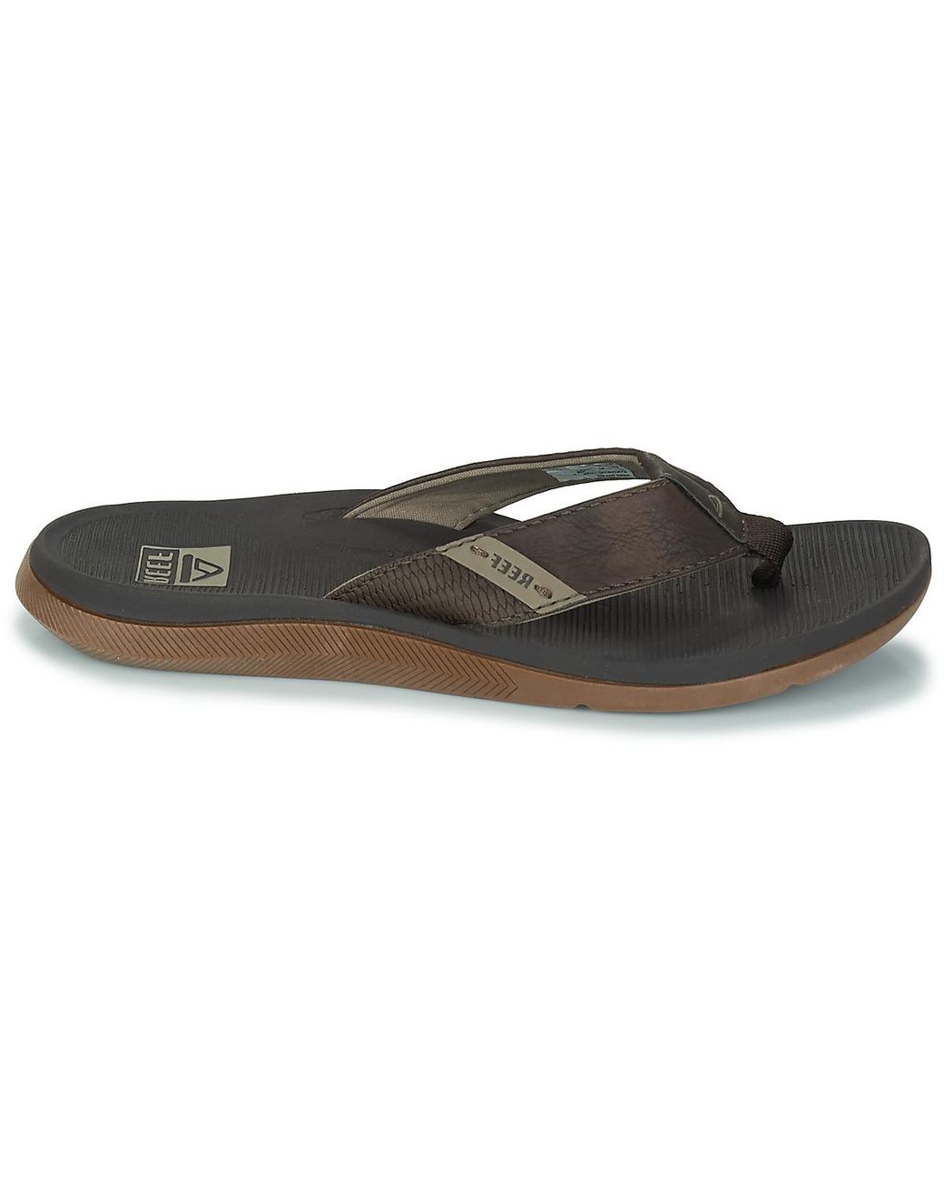Reef Black Santa Ana Flip Flops / Sandals (shoes) for men
