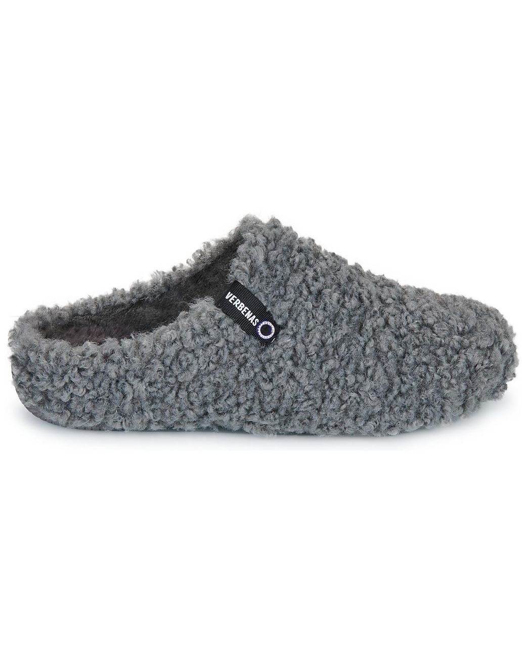 Verbenas Gray Flip Flops York Curly