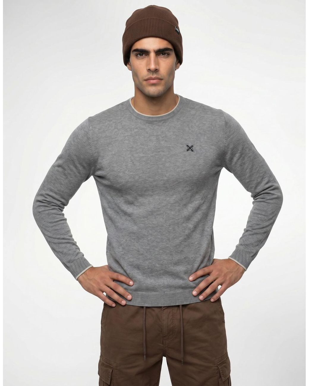 Oxbow Gray Sweater P0peroni for men
