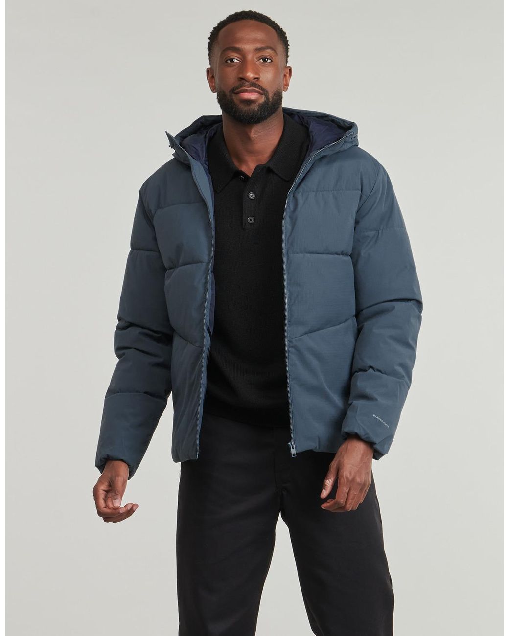 Jack & Jones Blue Duffel Coats Jjglobal Puffer for men