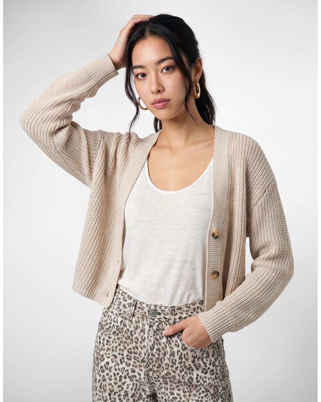 ONLY Natural Cardigans Onlcarol Nice L/s Cardigan