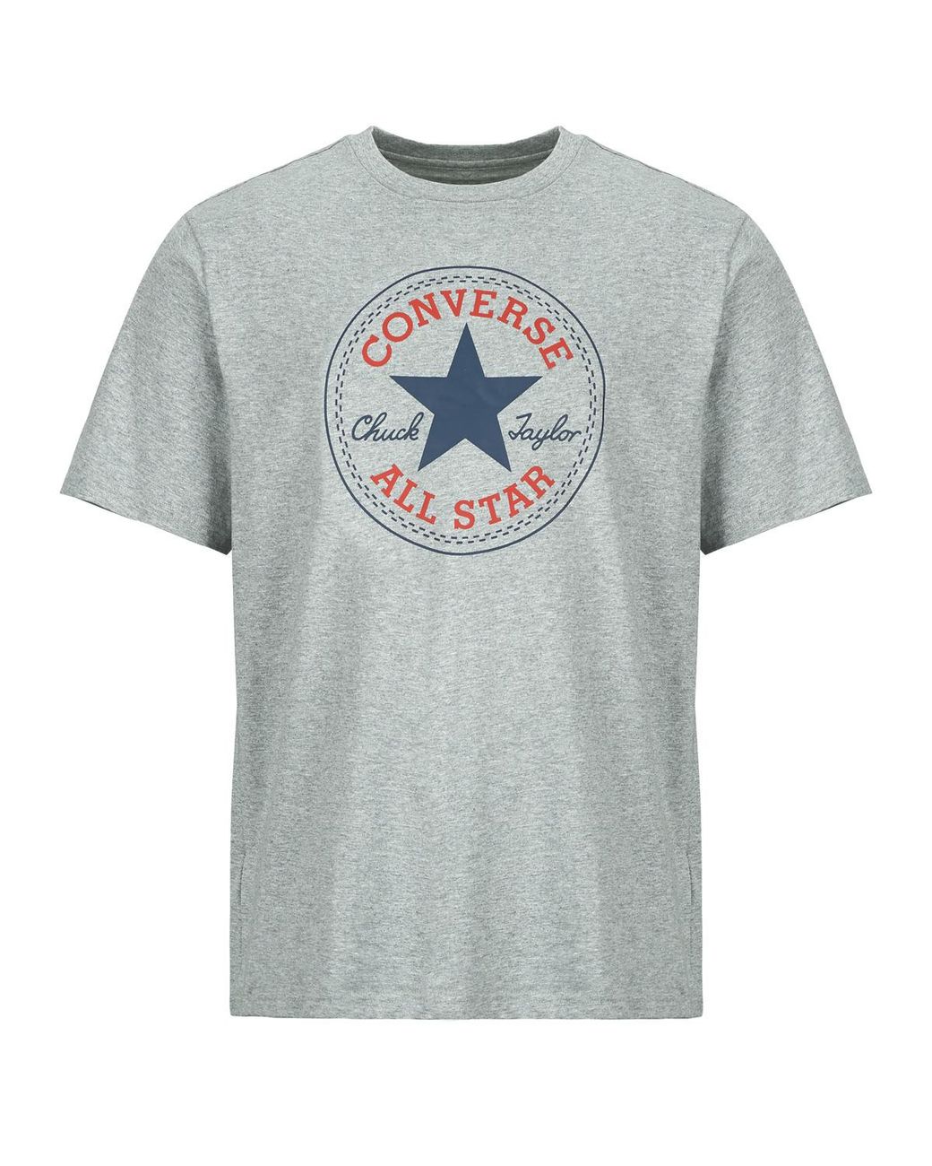 Converse Gray T Shirt Chuck Logo Tee for men