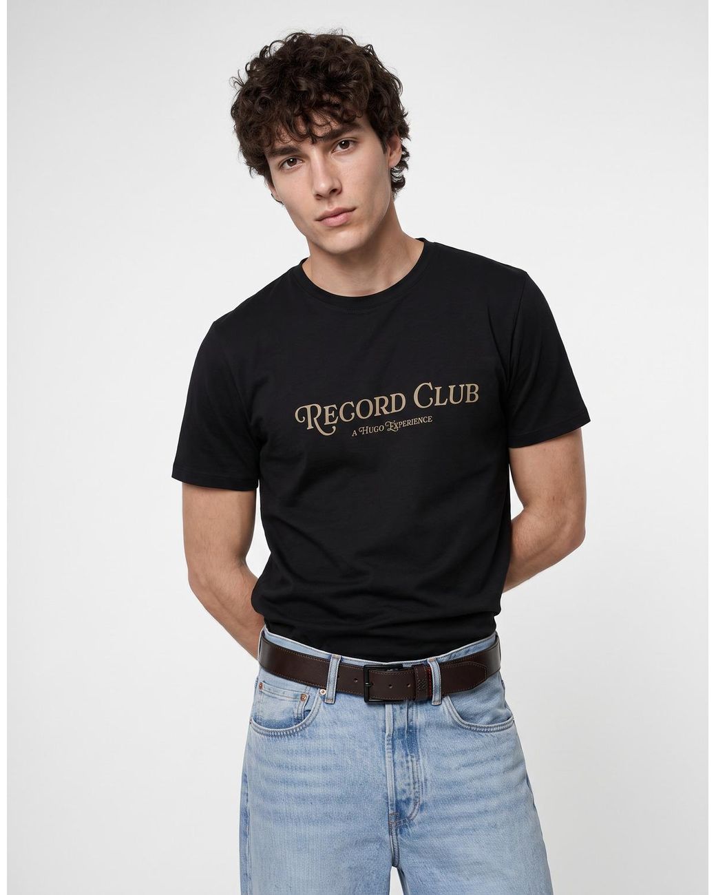HUGO Black T Shirt Durectee (319451) for men