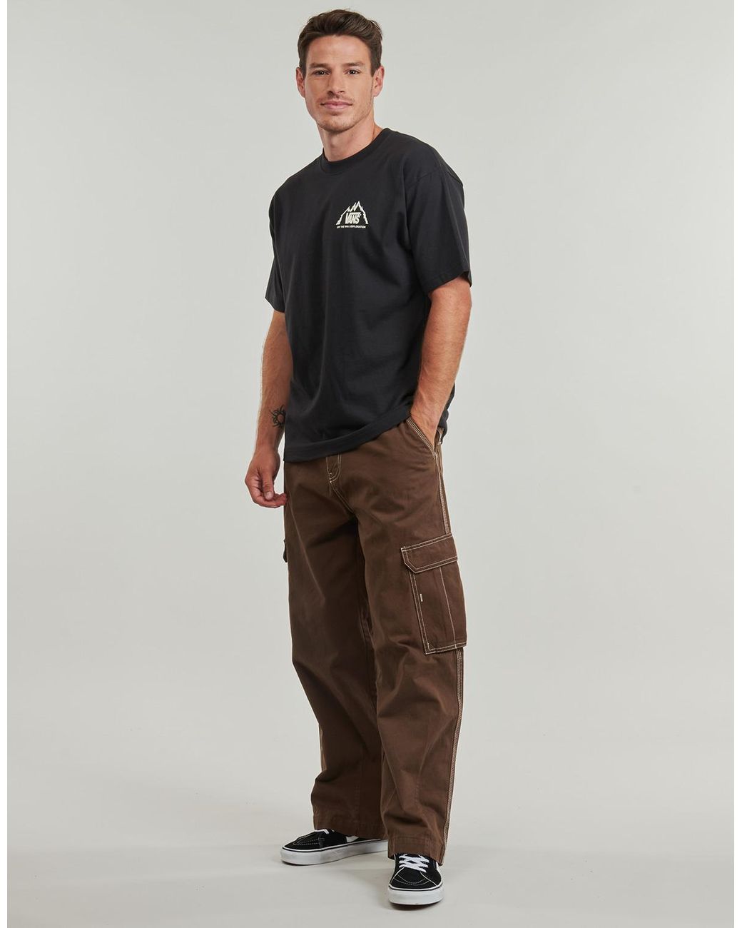 Vans Black T Shirt M Mte Crestline Ss Tee for men