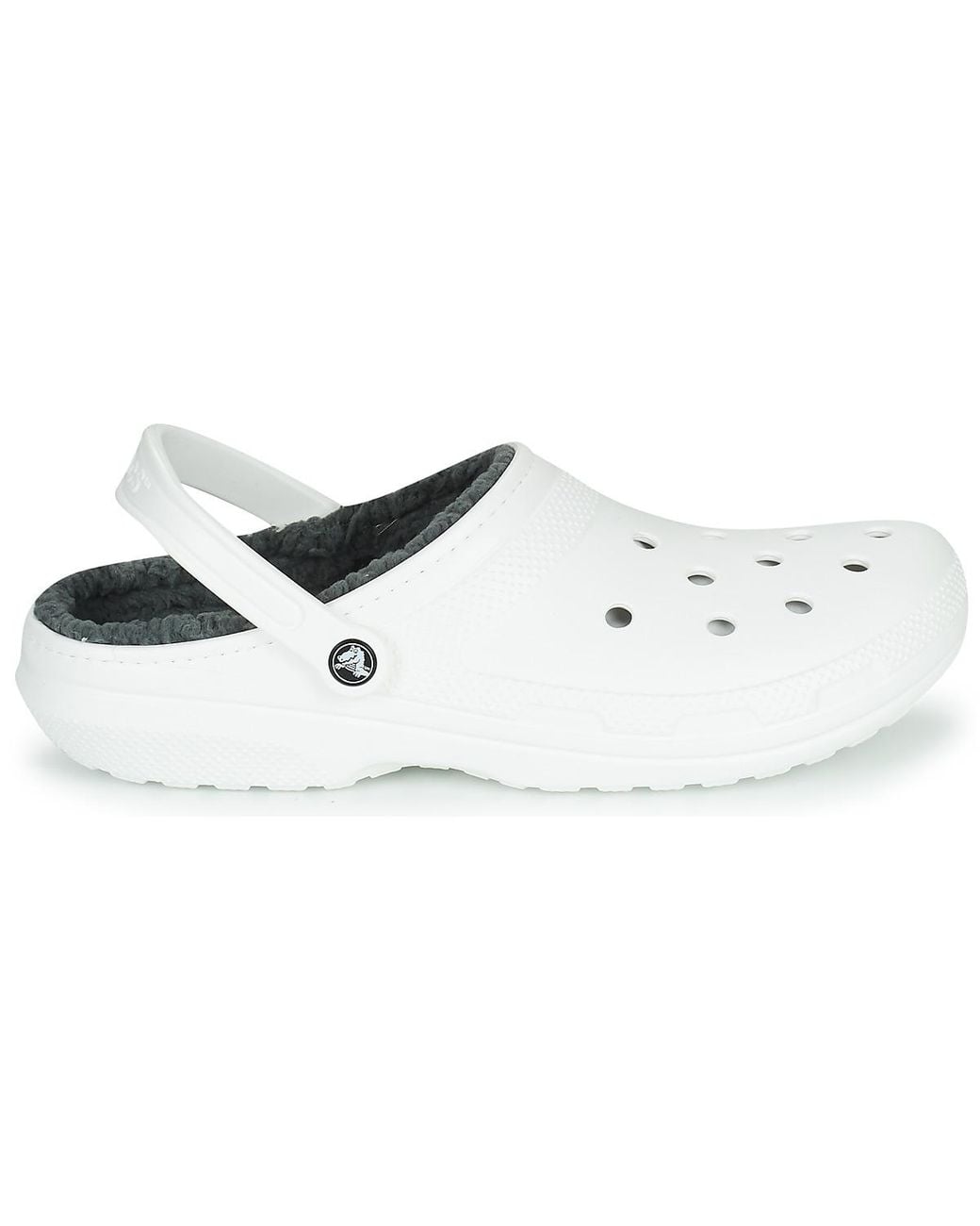 CROCSTM White Classic Lined Clog Clogs (shoes)