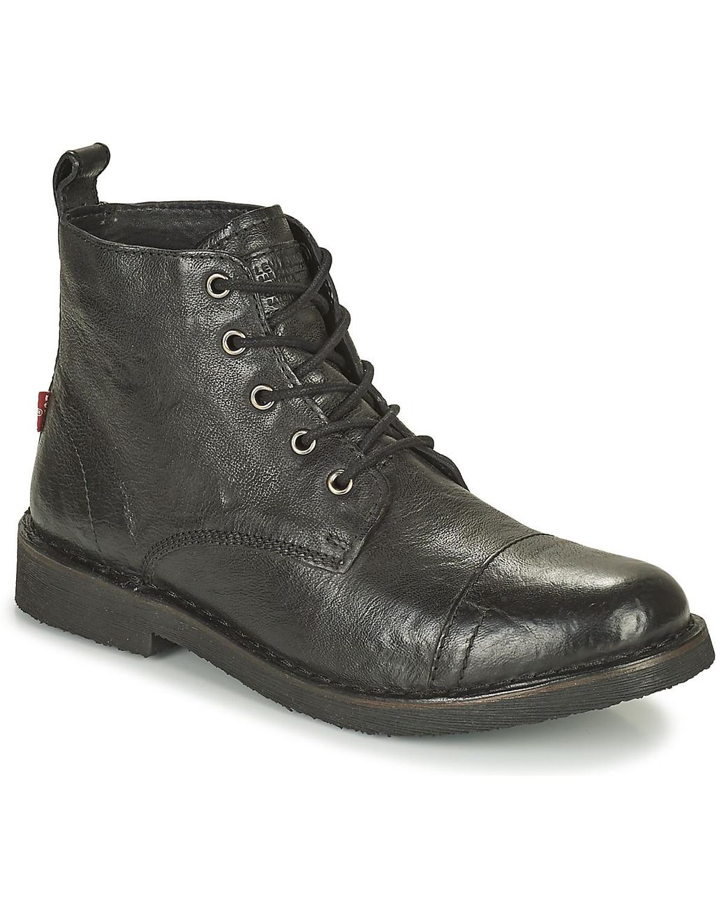 Levis Track Mid Boots in Black for Men 
