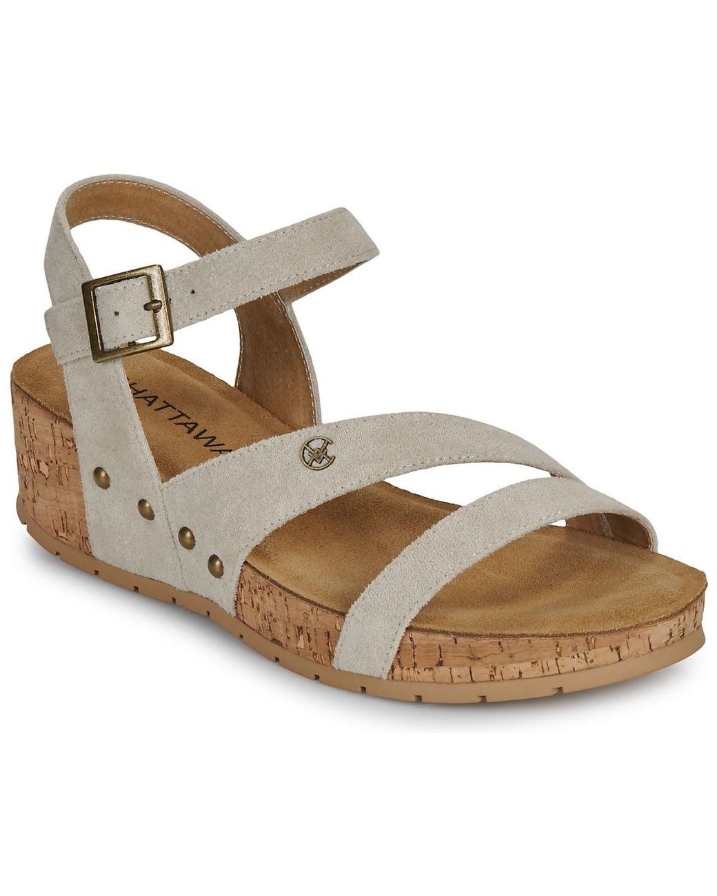 Chattawak Metallic Wedge Sandals Balis