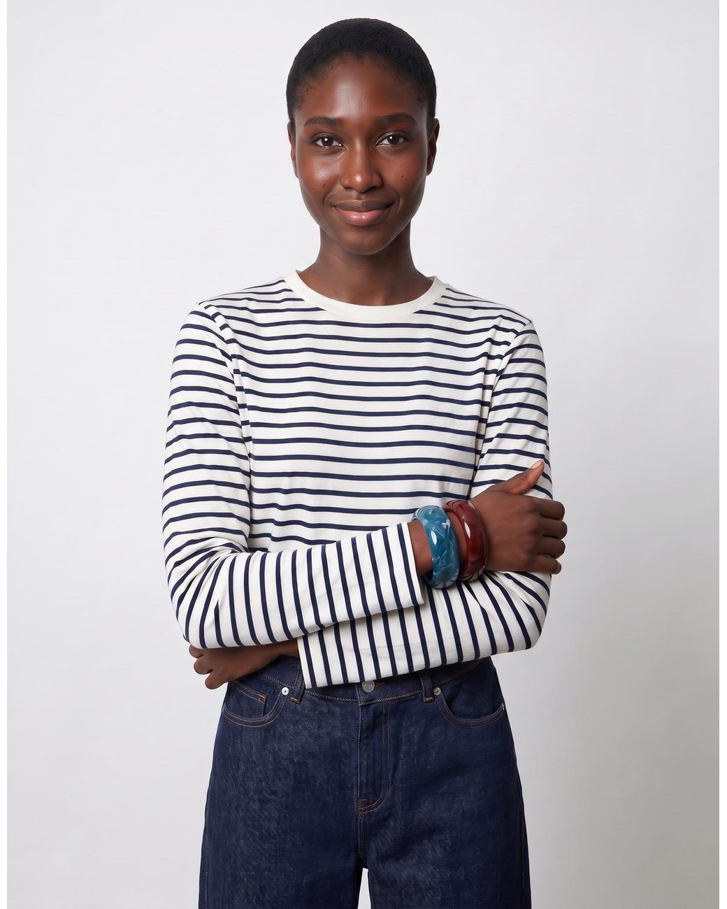 BOTD Blue Long Sleeve T-shirt Marin