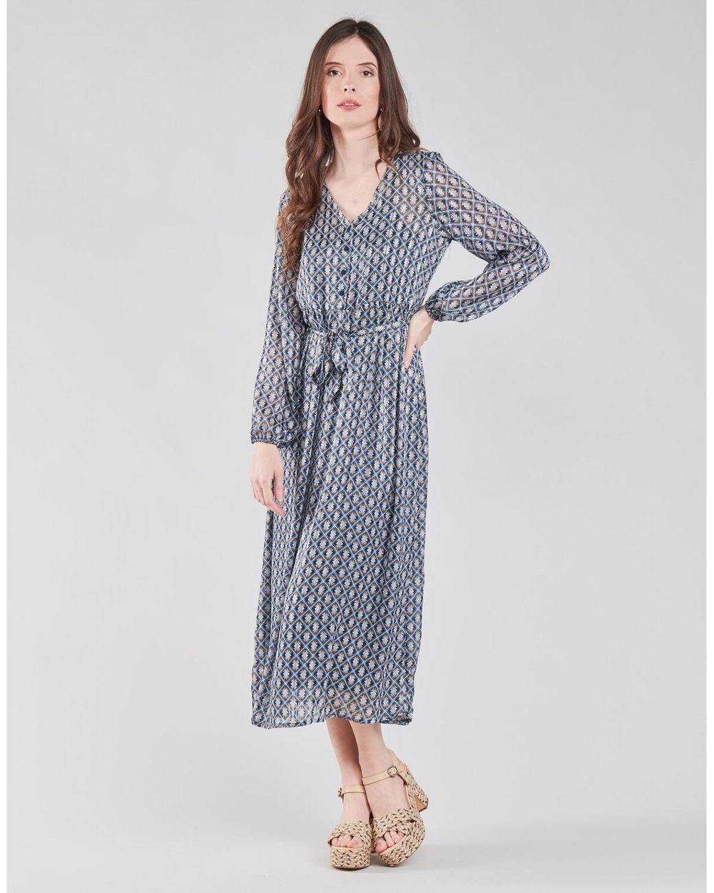 ONLY Blue Onlmaddi Long Dress