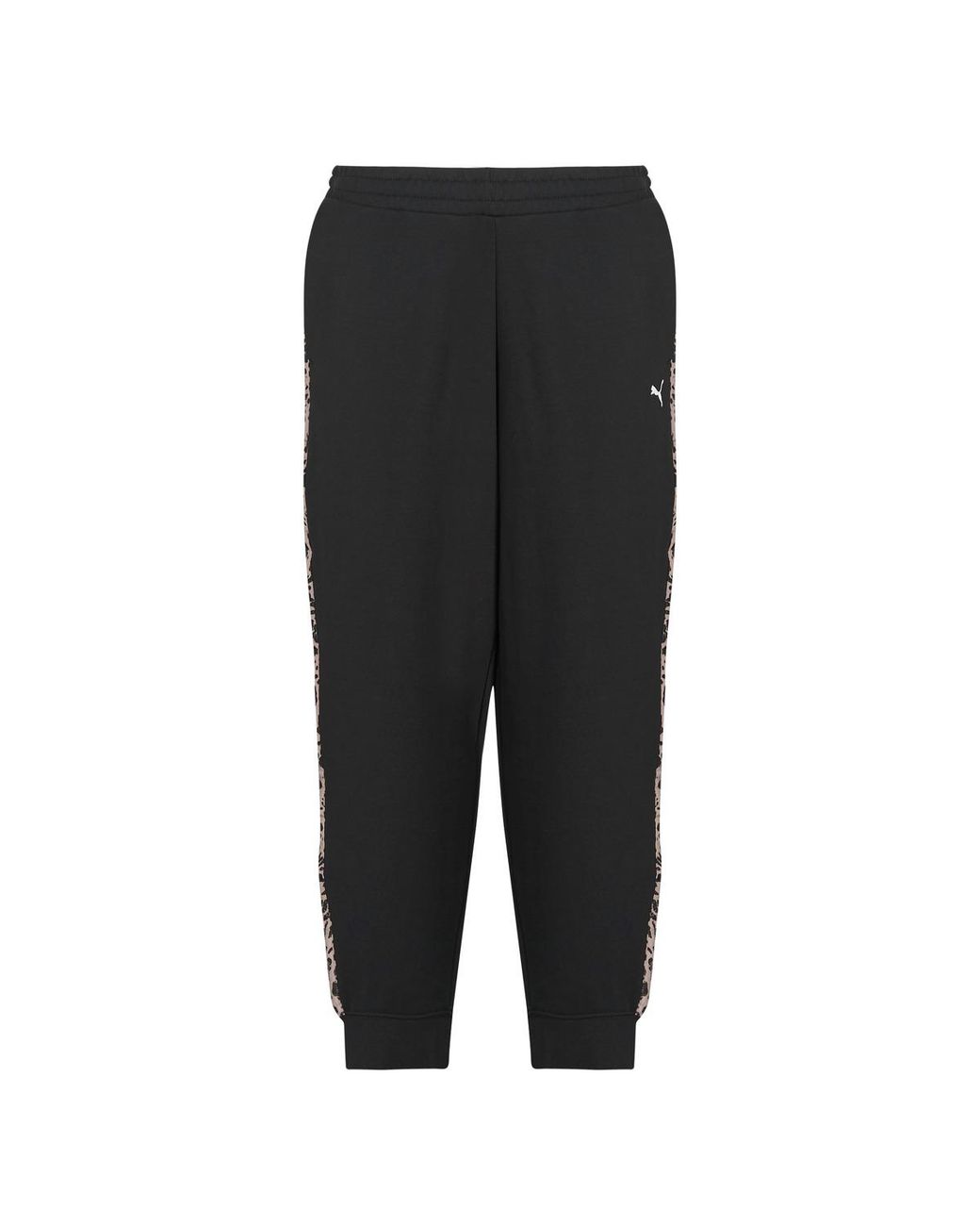 PUMA Black Tracksuit Bottoms Ess Graphic Animal Comfort Pants Tr Cl