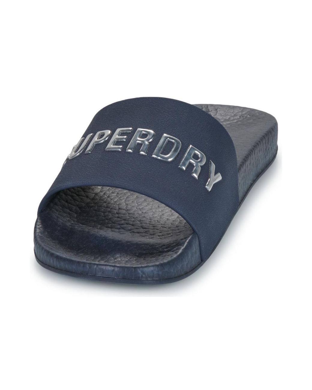 Superdry Blue Tap-dancing Premium Metallic Pool Slide