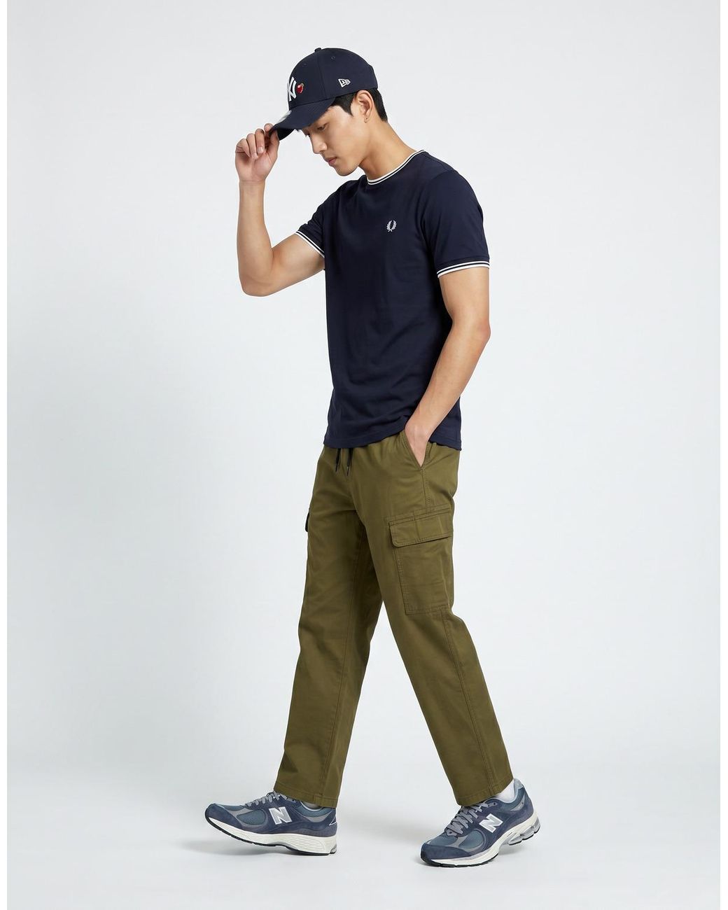 Fred Perry Multicolor Twin Tipped T-shirt T Shirt for men