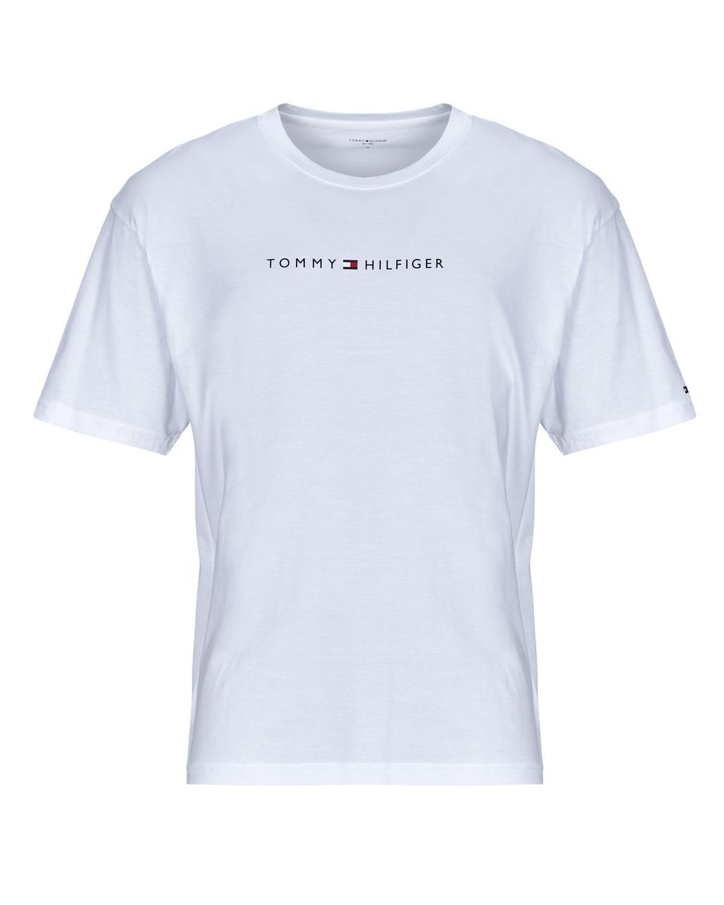 Tommy Hilfiger Blue T Shirt Ss Tee Cont. Logo for men