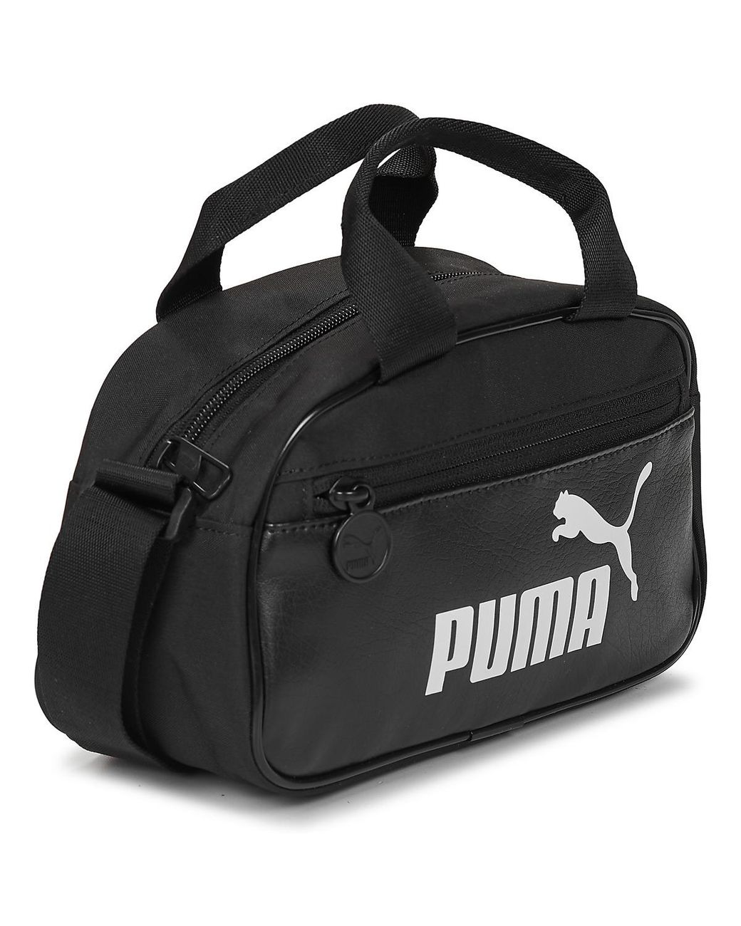 PUMA Black Sports Bag Campus Mini Grip Bag