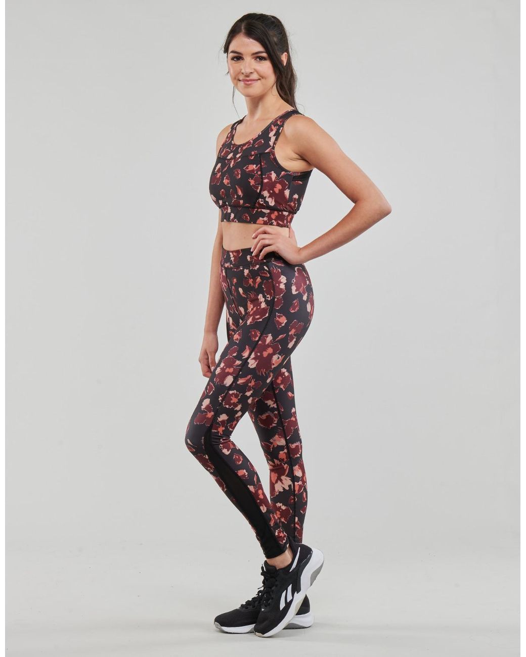 Only Play Black Sport Bras Onpflora-2 Life Aop Sports Bra