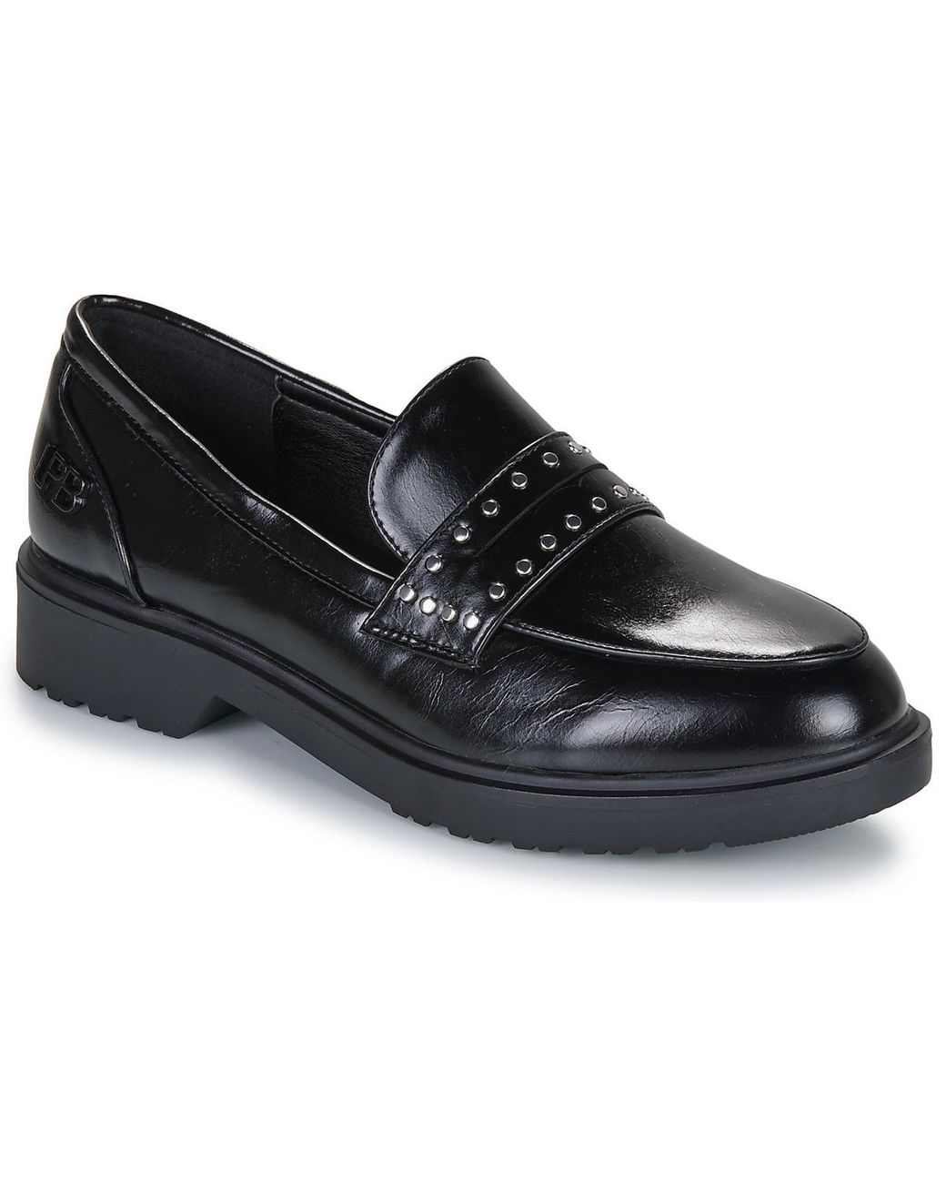 Les Petites Bombes Black Loafers / Casual Shoes Maori