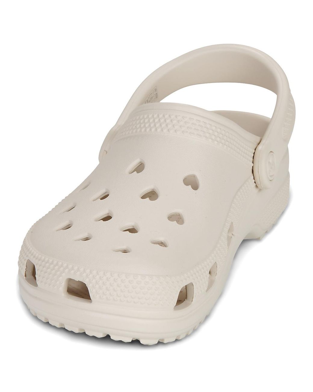 CROCSTM White Clogs (shoes) Classic Hearts Cut Out Clog