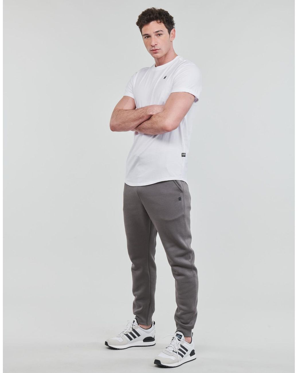 G-Star White Lash R T S\s T Shirt for men