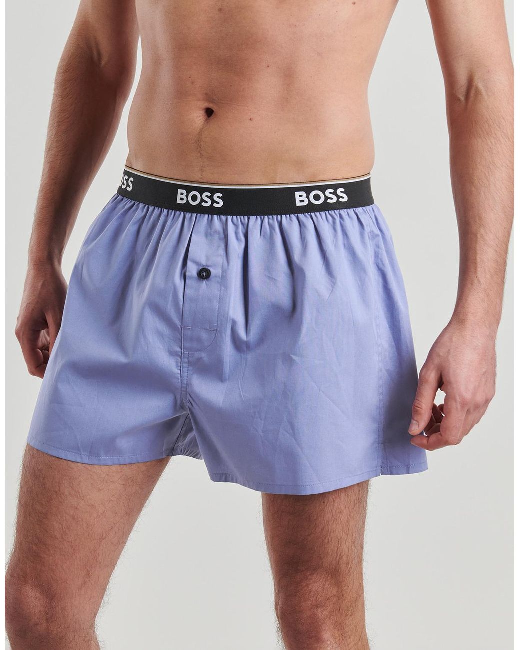 Boss Blue Boxers 2p Boxer Shorts Ew for men