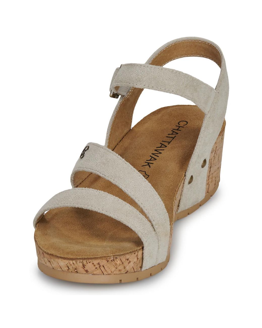 Chattawak Metallic Wedge Sandals Balis
