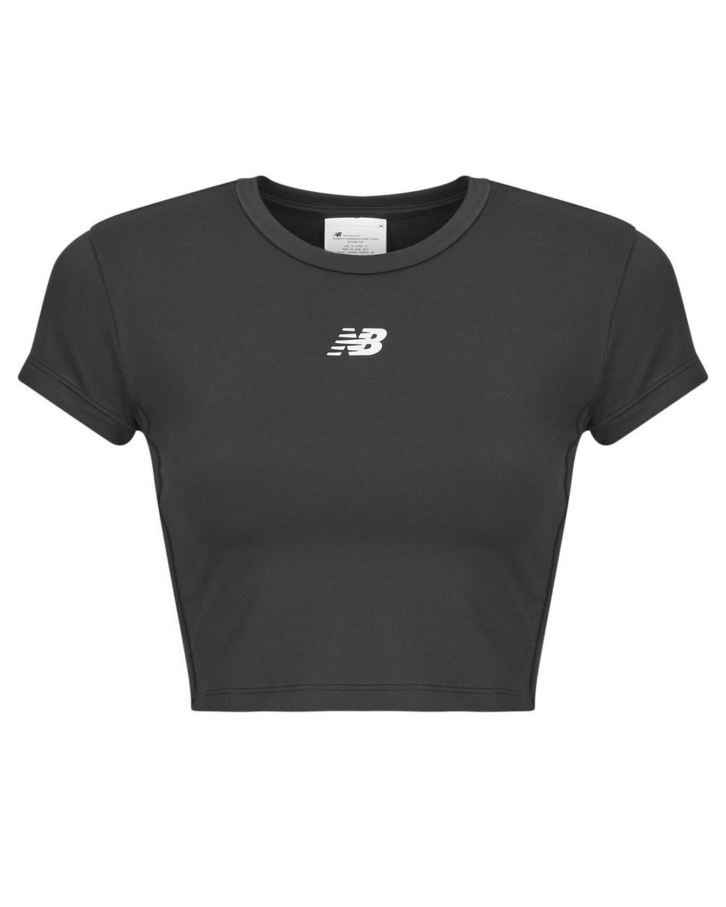 New Balance Black T Shirt Nb Harmony Fitted T-shirt
