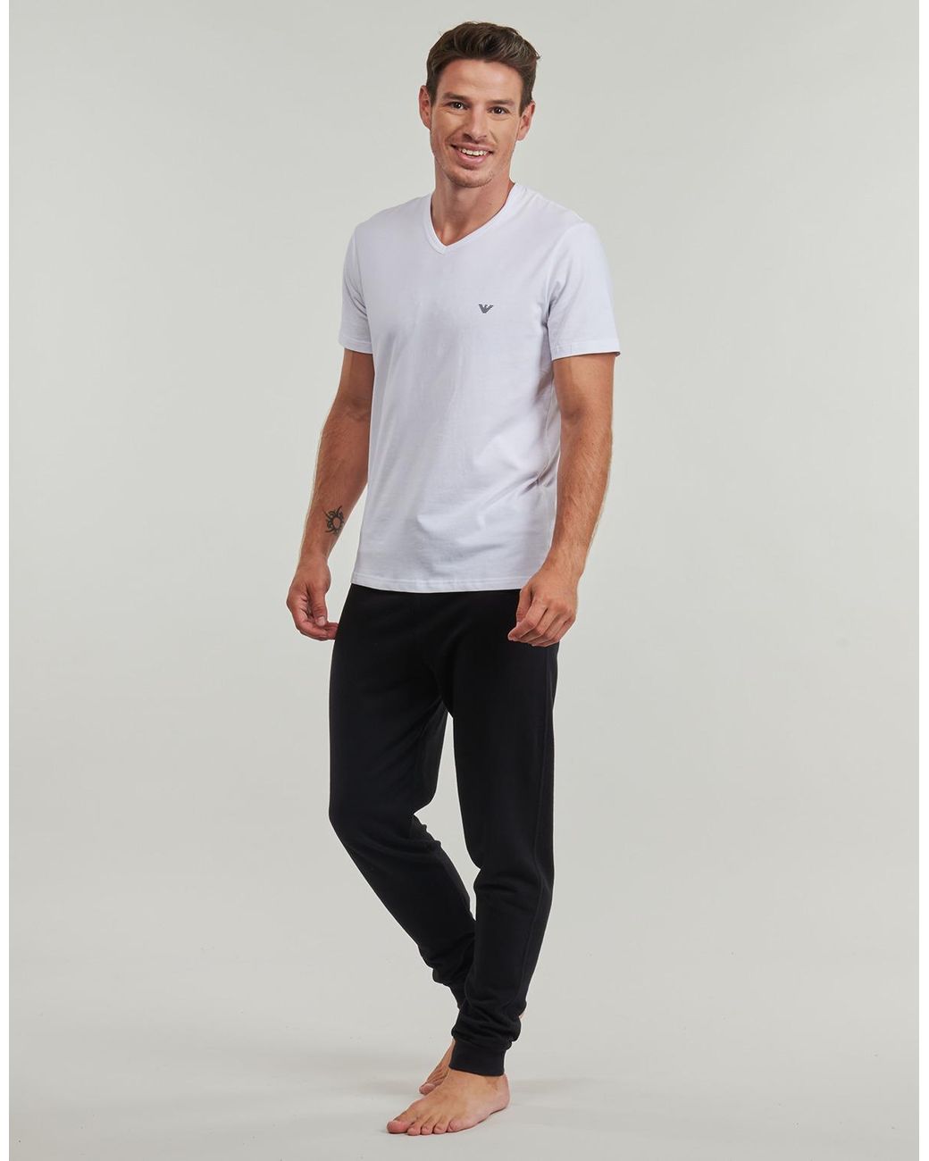 Emporio Armani Blue T Shirt 2-pack Crew Neck T-shirt Af14132 for men