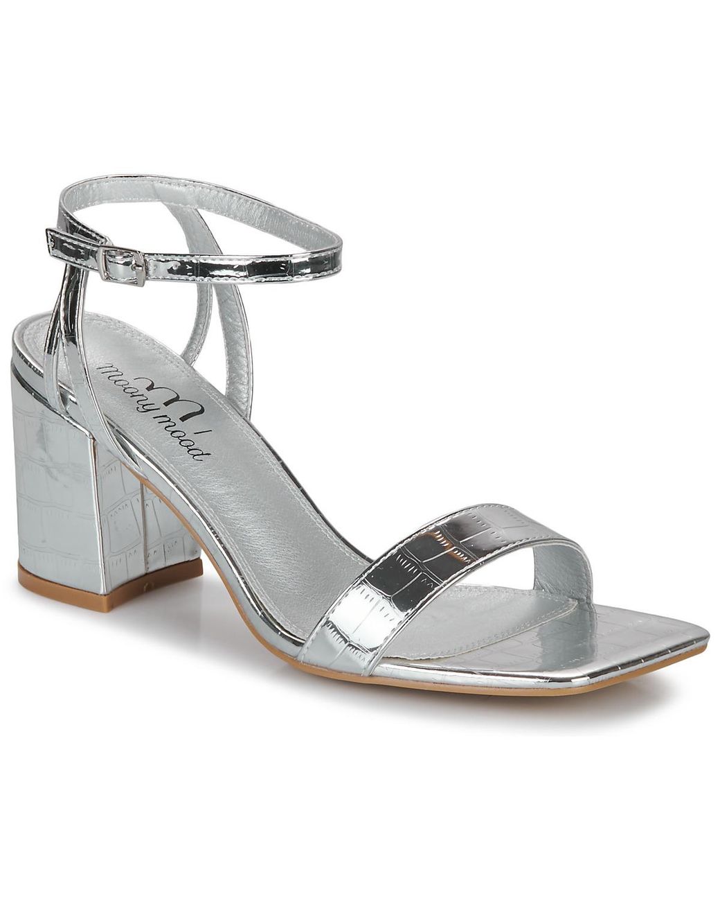 Moony Mood Metallic Heeled Sandals Androma