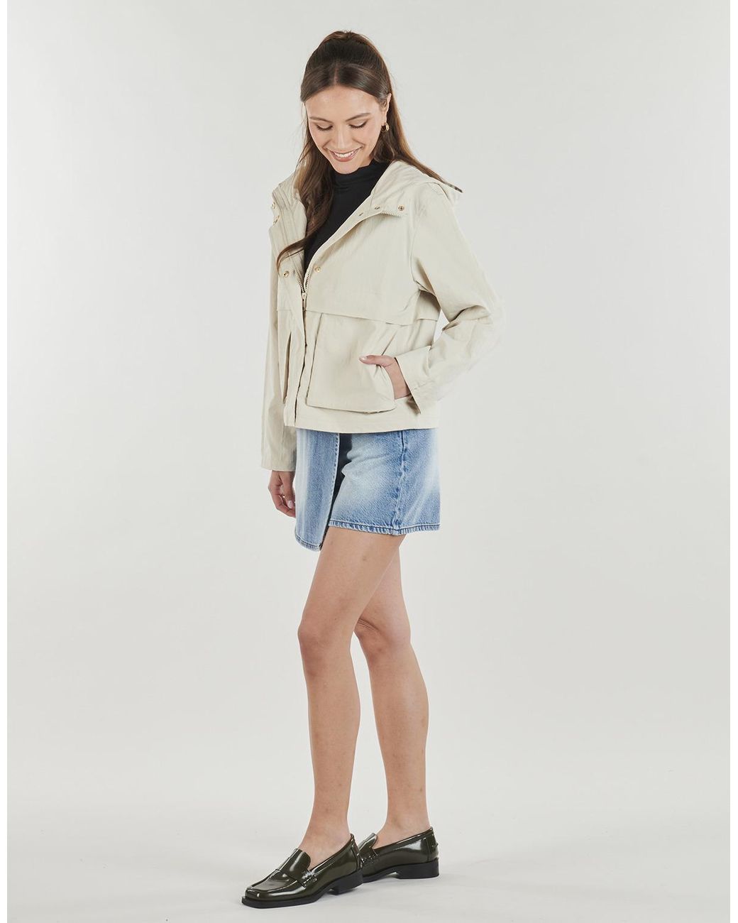 Vero Moda Gray Parka Vmmichela Short Parka