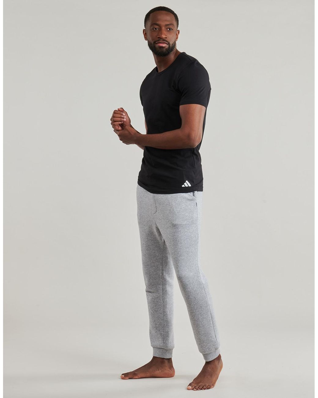 Adidas Black T Shirt Active Flex Cotton Pack De 2 for men