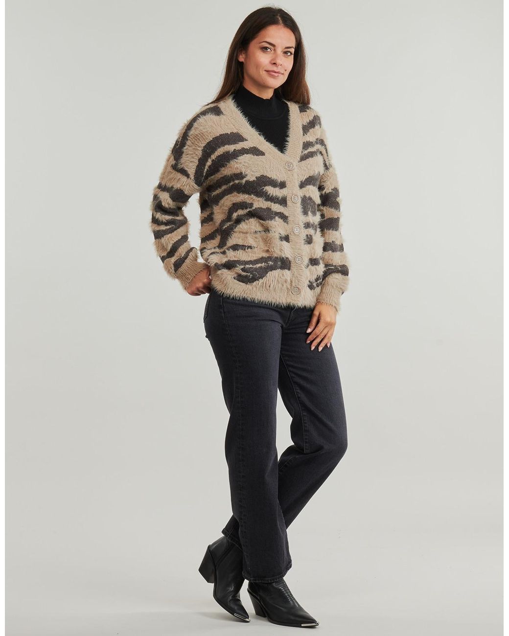 Noisy May Gray Sweater Nmflynn