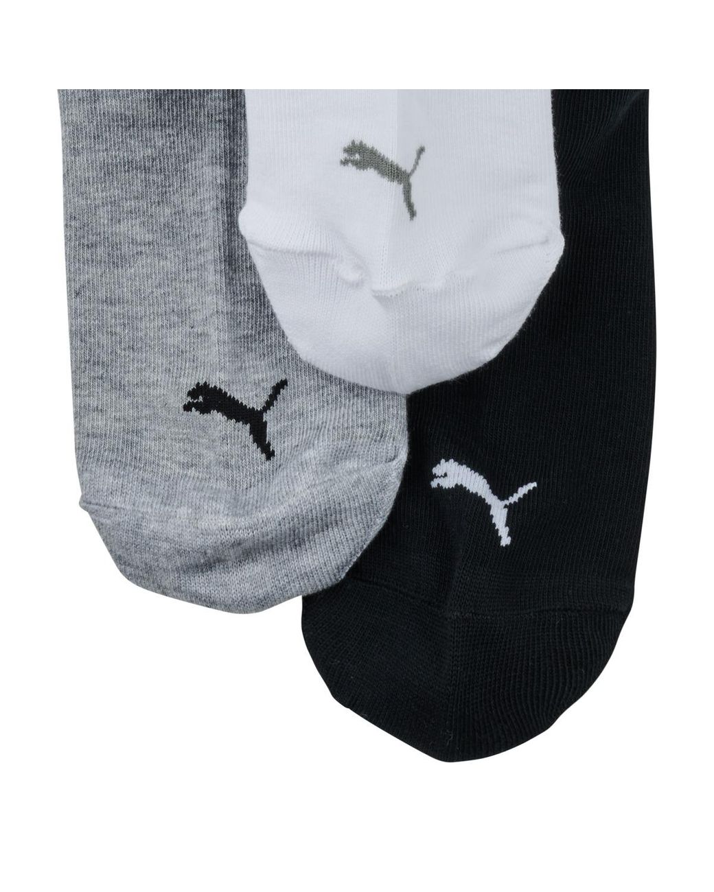 PUMA Black Socks Sneaker Plain Ecom Pack De 6