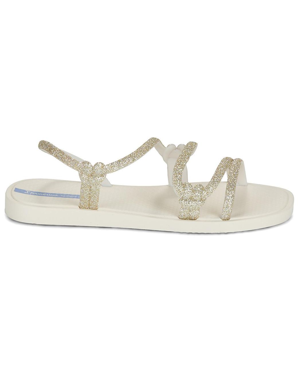 Ipanema Metallic Flat Sandals Solar Glow Sandal Fem