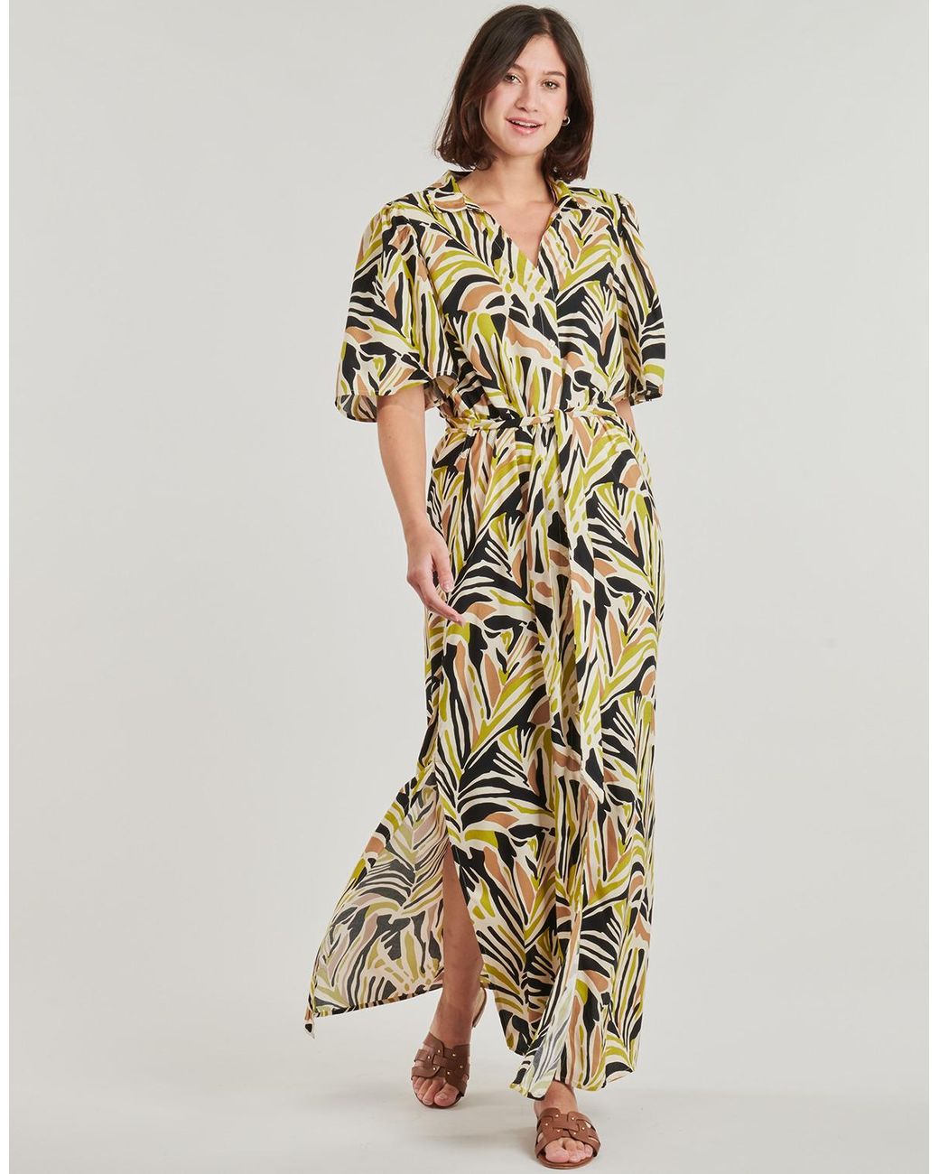 Jdy Metallic Long Dress Nile