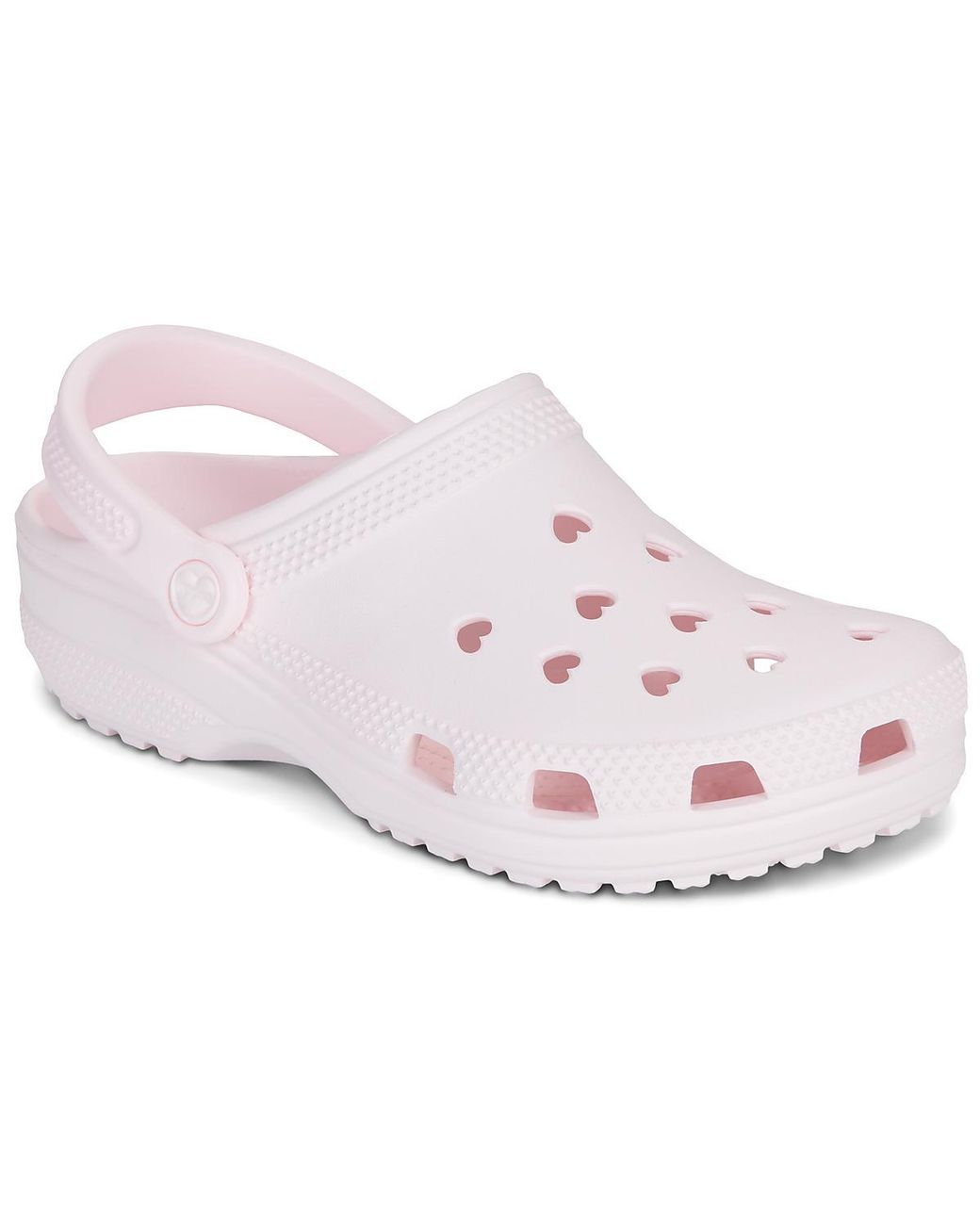 CROCSTM Pink Clogs (shoes) Classic Hearts Cut Out Clog