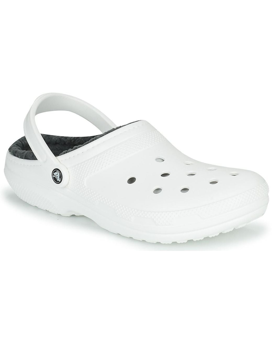 CROCSTM White Classic Lined Clog Clogs (shoes)