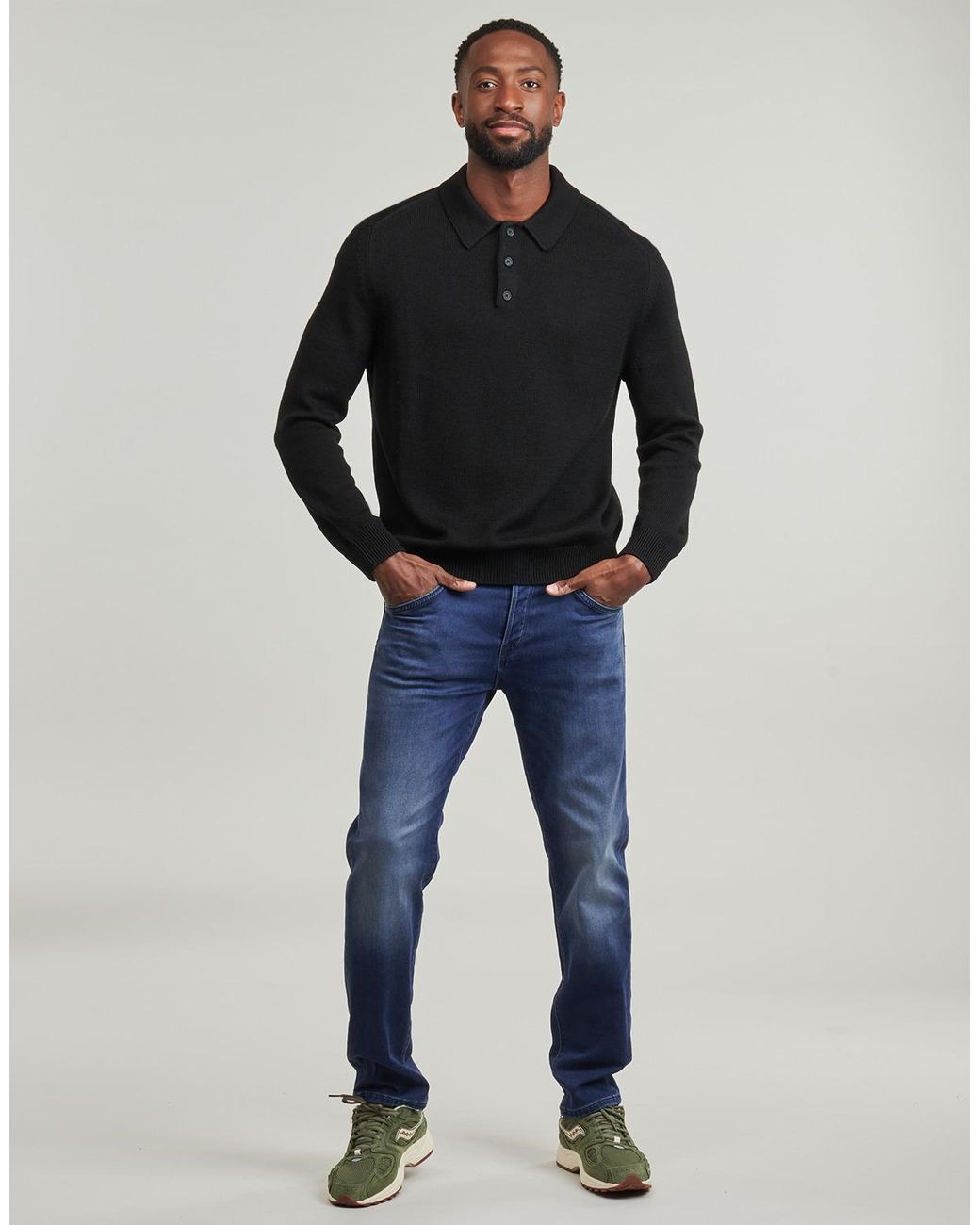 Jack & Jones Blue Jeans Jjimike Jjfox I.k. Ge 424 for men