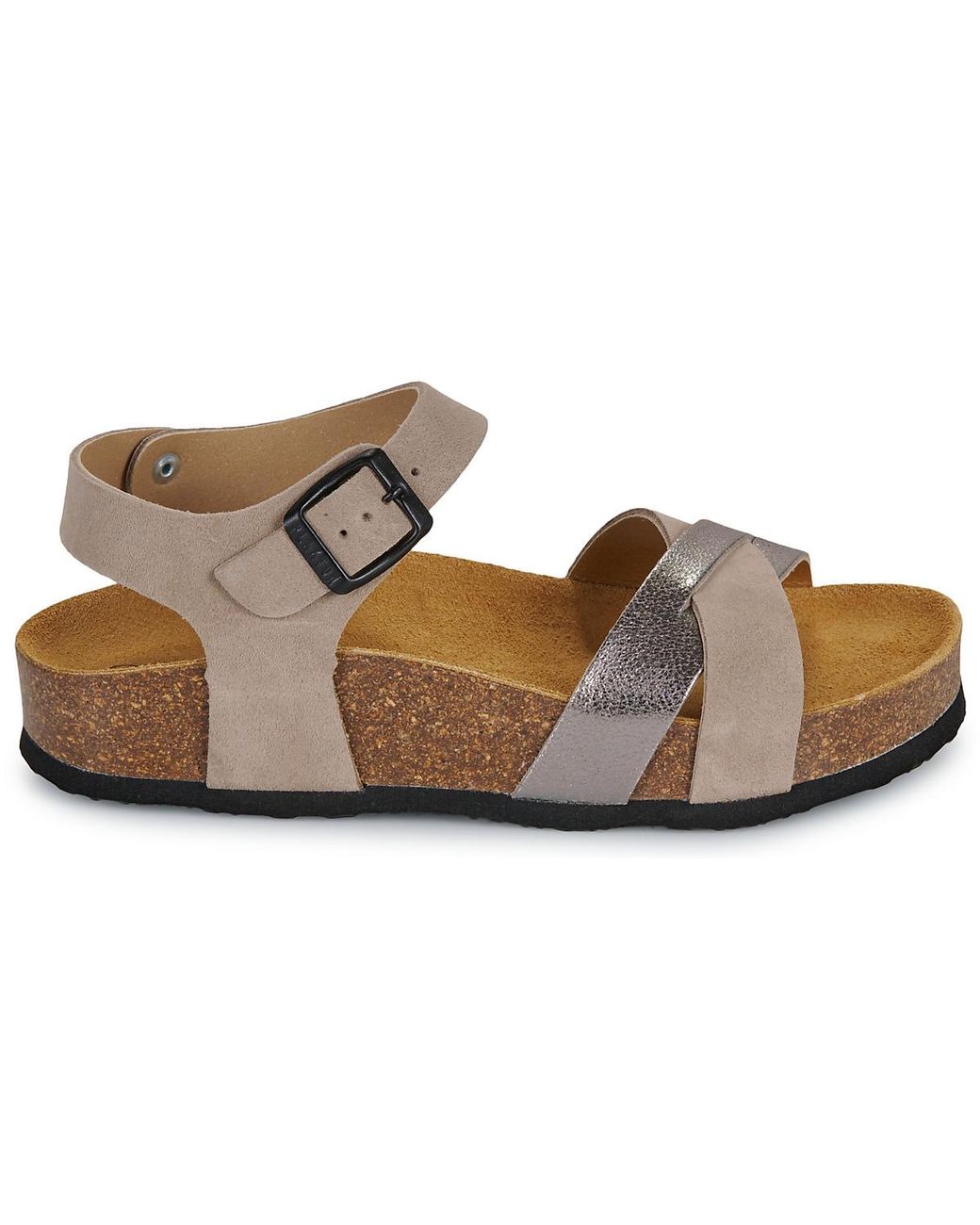Plakton Brown Flat Sandals Cp Final