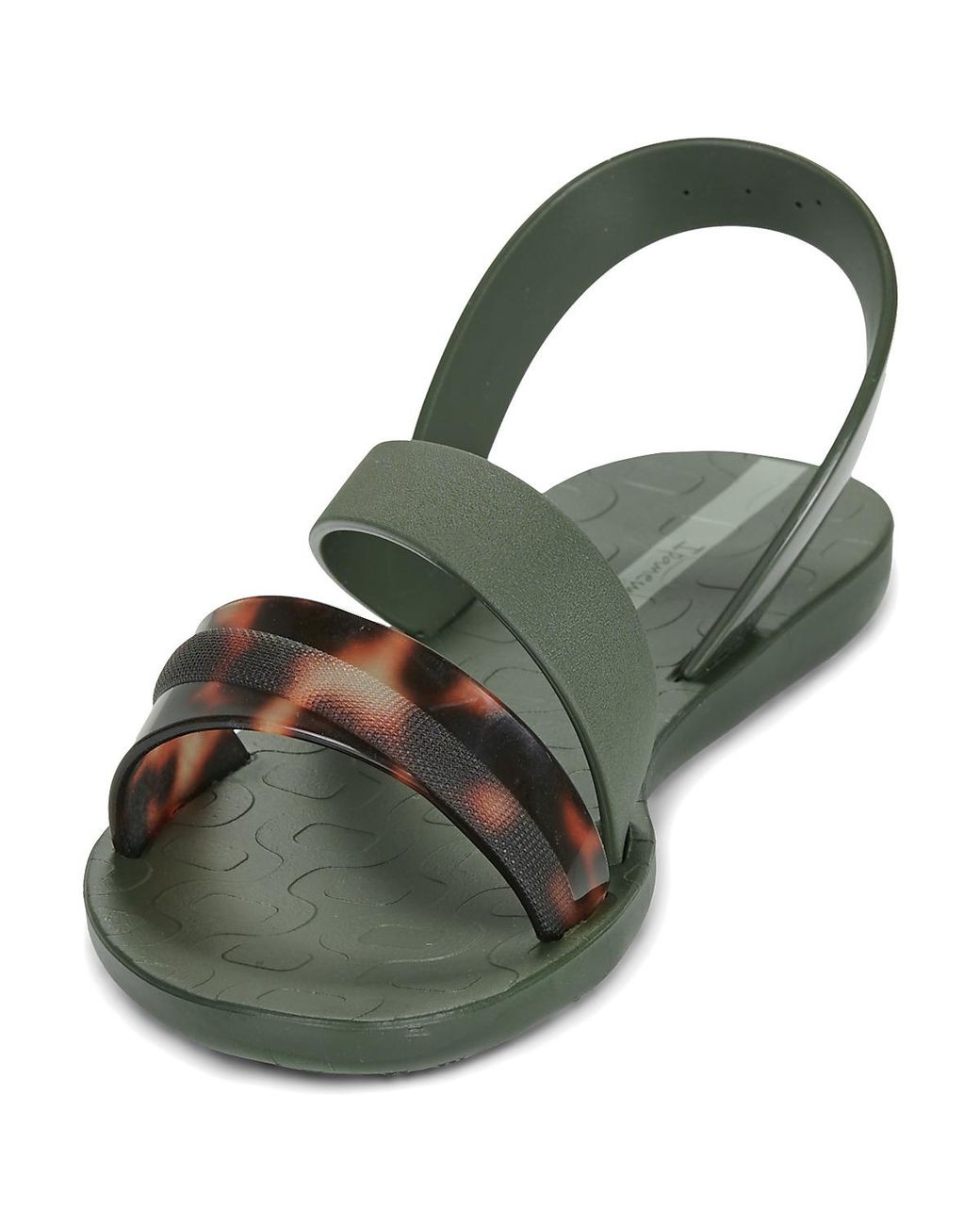 Ipanema Green Flat Sandals Vibrant Sandal Fem