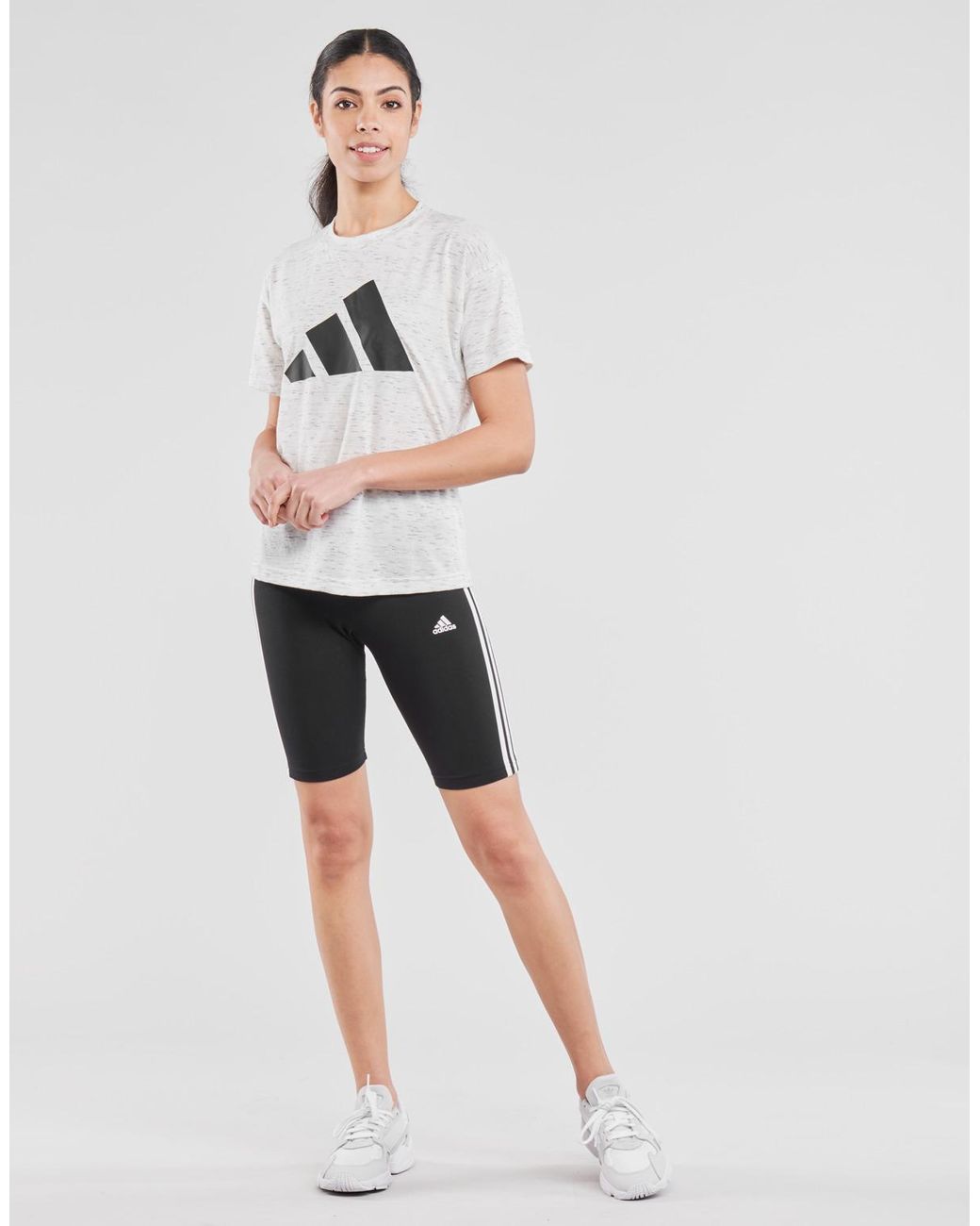 Adidas Black (Wmns) Essentials 3-Stripes Bike Shorts Gr3866