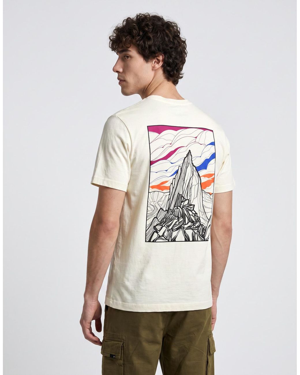 Patagonia Natural T Shirt M's Cloud Crag T-shirt for men