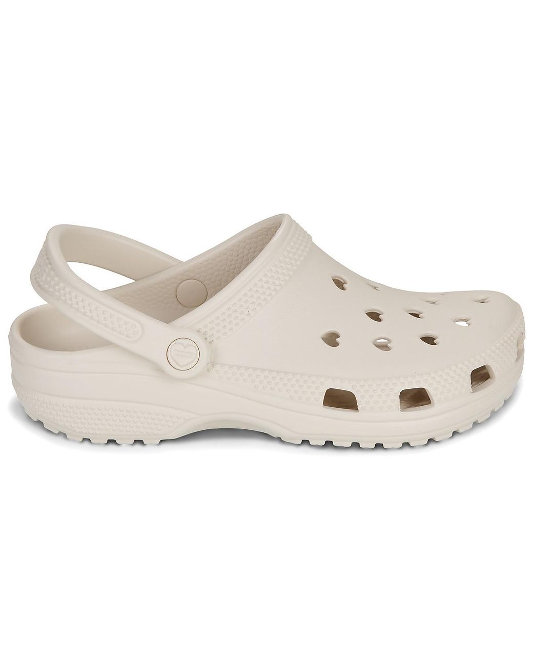 CROCSTM White Clogs (shoes) Classic Hearts Cut Out Clog