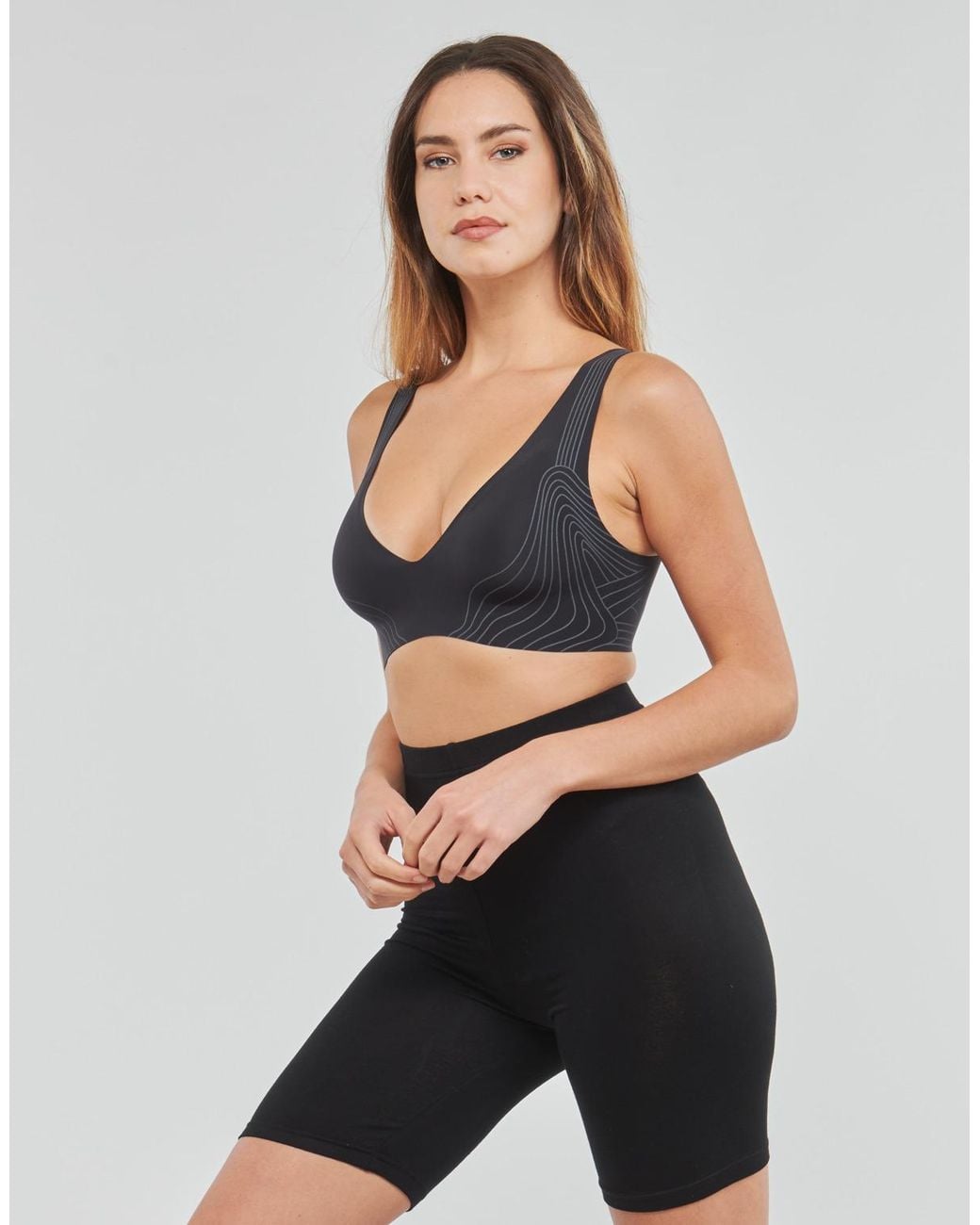 Sloggi Black Zero Feel Triangle Bras And Bralettes