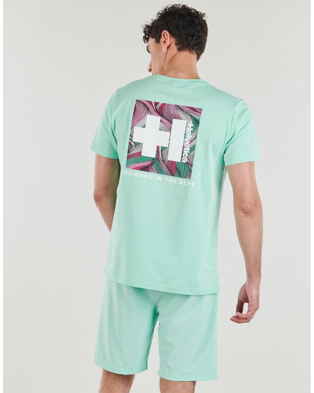 Helvetica Blue T Shirt Lee for men